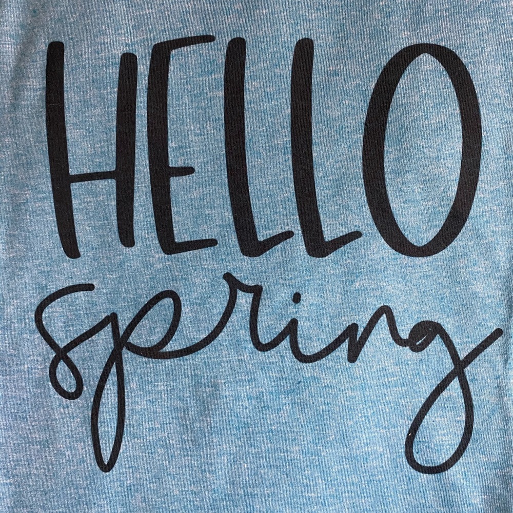 Hello Spring T-shirt - Picture 2 of 4